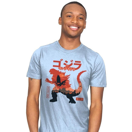 King of the Monsters Vol.2 - Mens T-Shirts RIPT Apparel Small / Baby Blue
