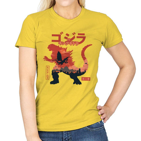 King of the Monsters Vol.2 - Womens T-Shirts RIPT Apparel Small / Daisy