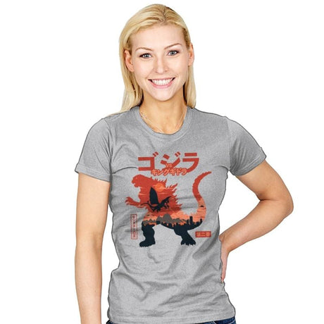 King of the Monsters Vol.2 - Womens T-Shirts RIPT Apparel Small / Heather