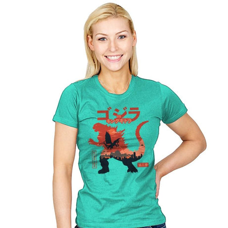 King of the Monsters Vol.2 - Womens T-Shirts RIPT Apparel Small / Mint