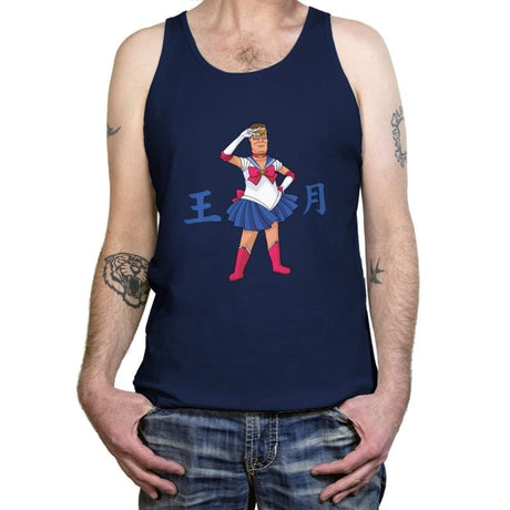 King of the Moon - Tanktop Tanktop RIPT Apparel X-Small / Navy