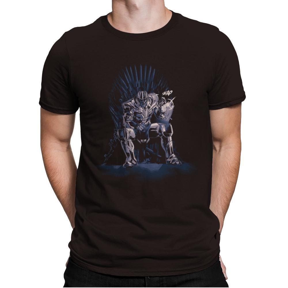 King of the Universe - Anytime - Mens Premium T-Shirts RIPT Apparel Small / Dark Chocolate