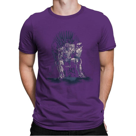 King of the Universe - Anytime - Mens Premium T-Shirts RIPT Apparel Small / Purple Rush