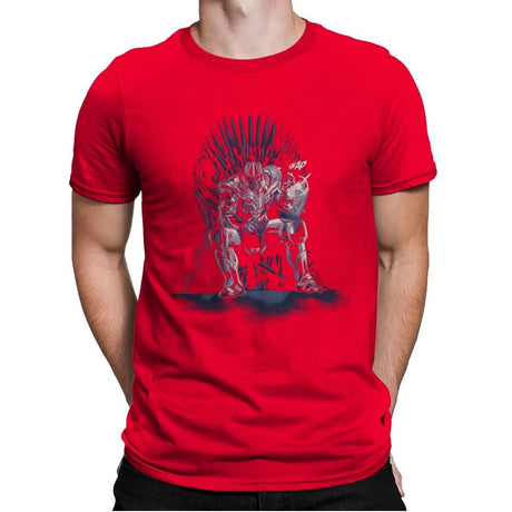 King of the Universe - Anytime - Mens Premium T-Shirts RIPT Apparel Small / Red