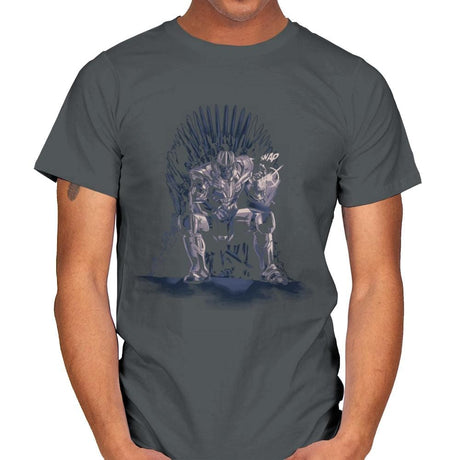 King of the Universe - Anytime - Mens T-Shirts RIPT Apparel Small / Charcoal