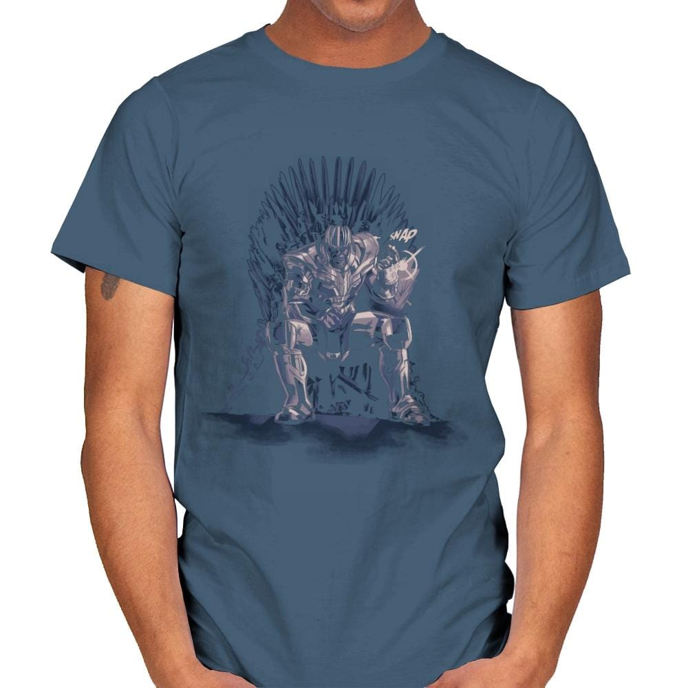 King of the Universe - Anytime - Mens T-Shirts RIPT Apparel Small / Indigo Blue