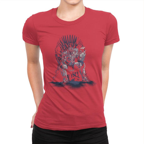 King of the Universe - Anytime - Womens Premium T-Shirts RIPT Apparel Small / Red