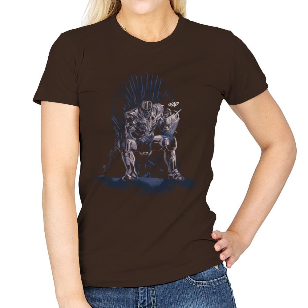 King of the Universe - Anytime - Womens T-Shirts RIPT Apparel Small / Dark Chocolate