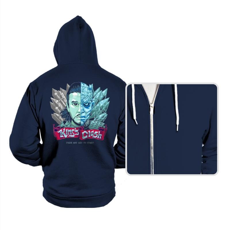 King's Clash - Hoodies Hoodies RIPT Apparel Small / Navy