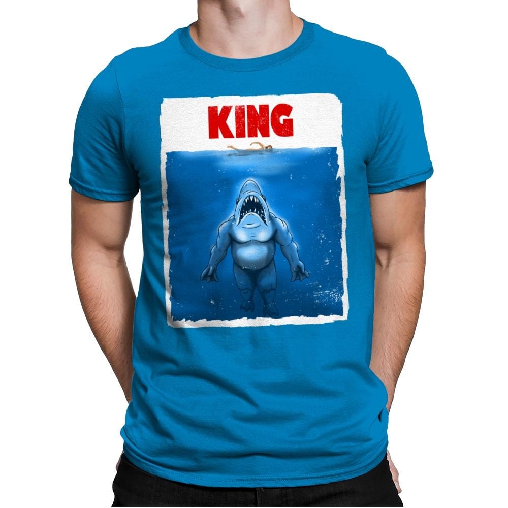 King Shark - Mens Premium T-Shirts RIPT Apparel Small / Turqouise