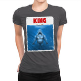 King Shark - Womens Premium T-Shirts RIPT Apparel Small / Heavy Metal
