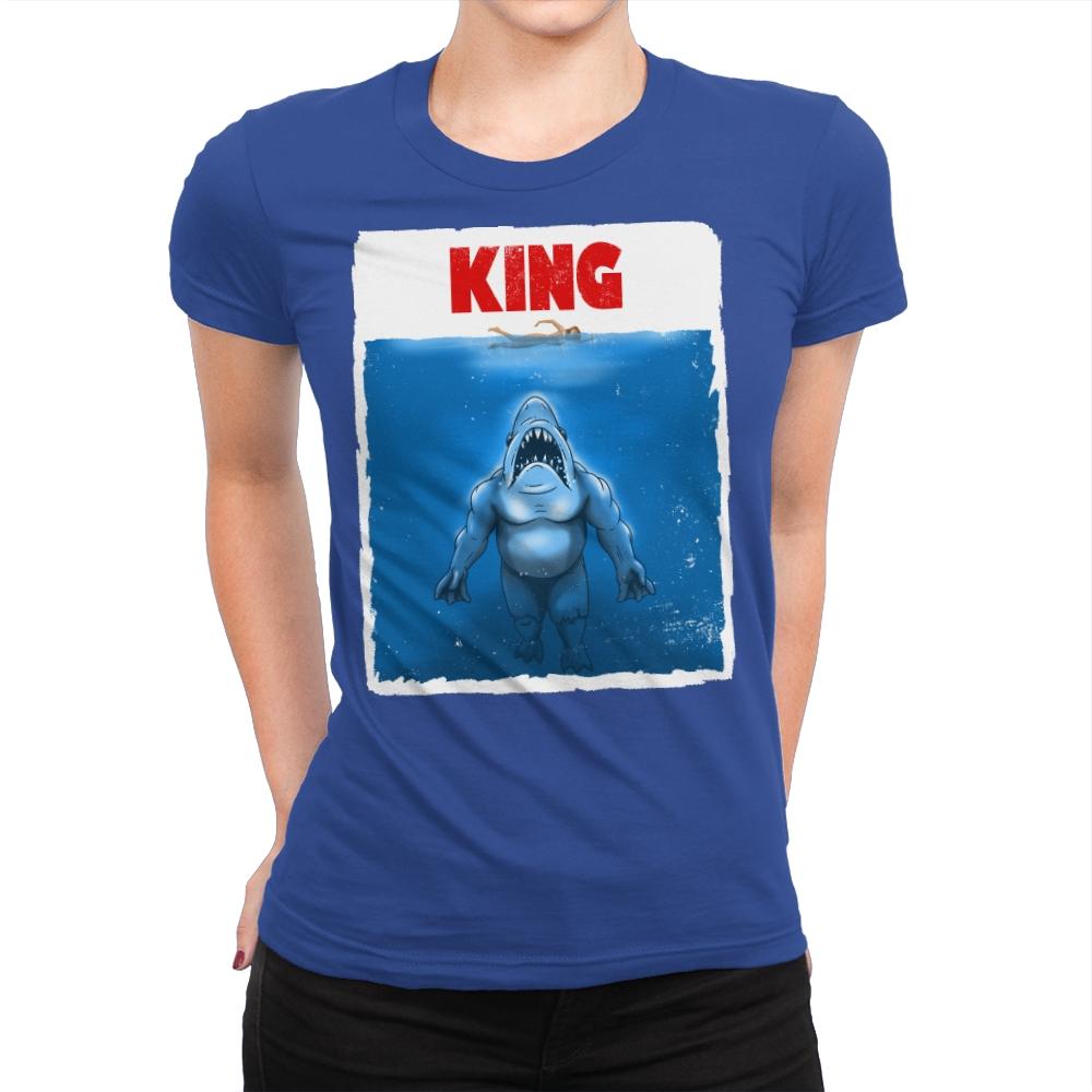 King Shark - Womens Premium T-Shirts RIPT Apparel Small / Royal