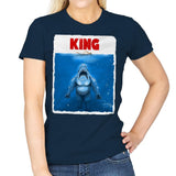 King Shark - Womens T-Shirts RIPT Apparel Small / Navy