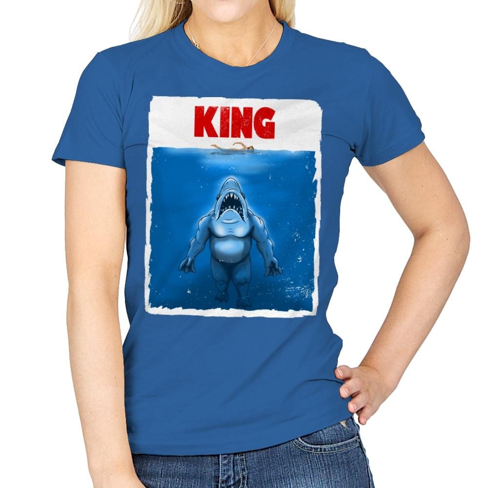 King Shark - Womens T-Shirts RIPT Apparel Small / Royal