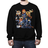 Kingdom Cats - Crew Neck Sweatshirt Crew Neck Sweatshirt RIPT Apparel