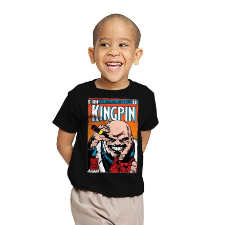 Kingpin #1 - Youth T-Shirts RIPT Apparel X-small / Black