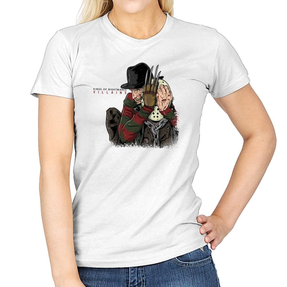 Kings of Nightmares - Womens T-Shirts RIPT Apparel Small / White