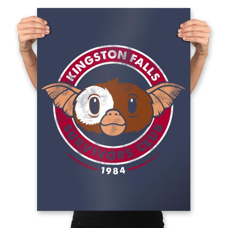 Kingston Falls Survivors Club - Prints Posters RIPT Apparel 18x24 / Navy