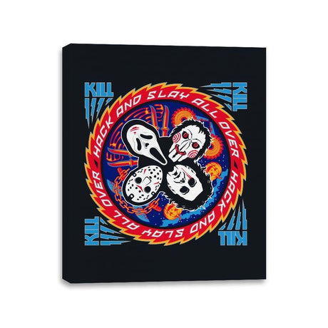 Kiss of Death - Canvas Wraps Canvas Wraps RIPT Apparel 11x14 / Black