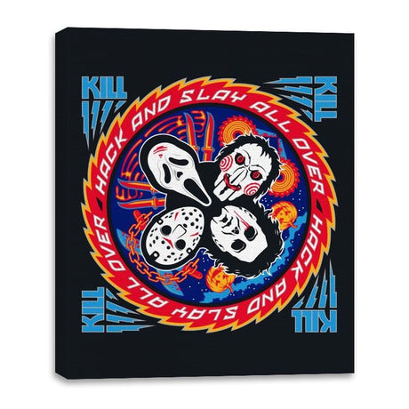 Kiss of Death - Canvas Wraps Canvas Wraps RIPT Apparel 16x20 / Black