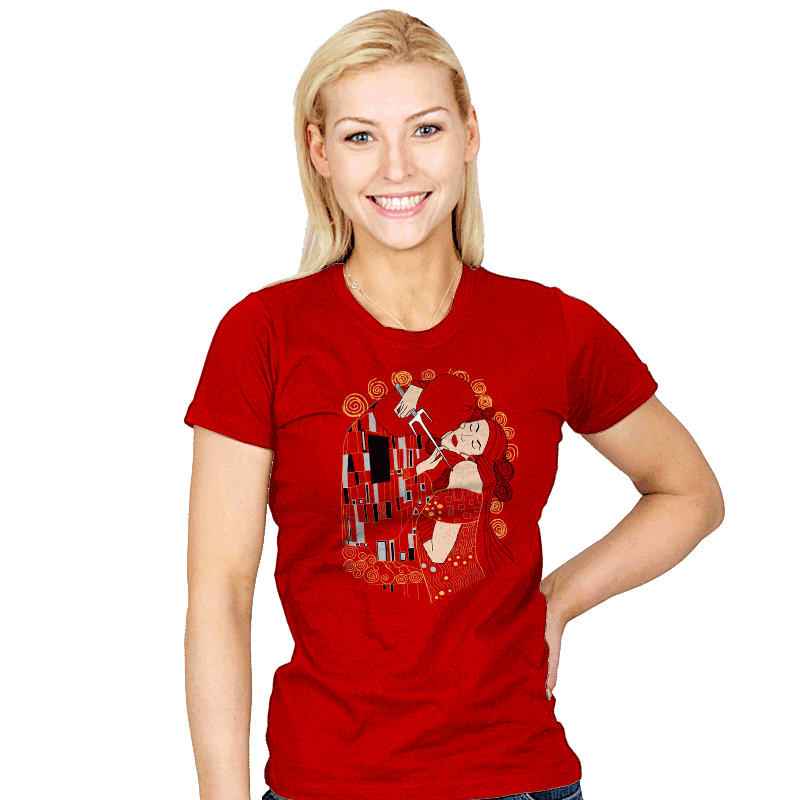 Kiss of the Devil - Womens T-Shirts RIPT Apparel