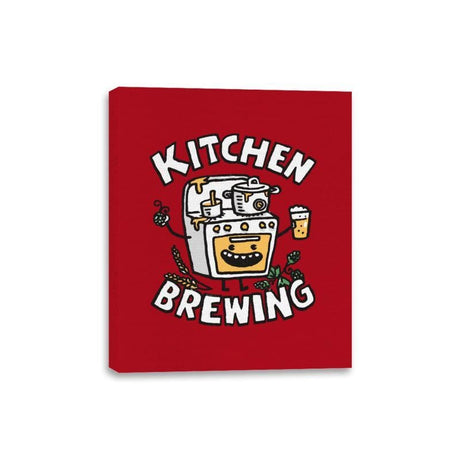 Kitchen Brewing - Canvas Wraps Canvas Wraps RIPT Apparel 8x10 / Red