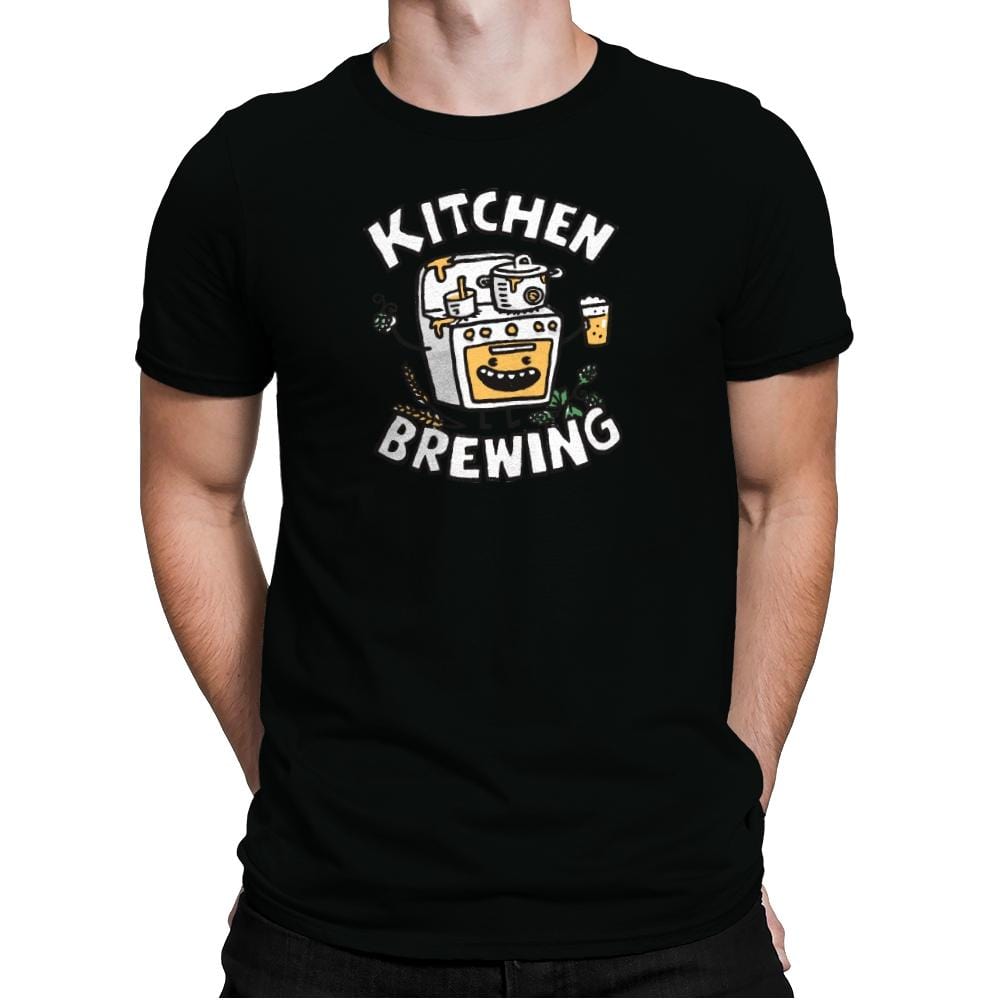 Kitchen Brewing - Mens Premium T-Shirts RIPT Apparel Small / Black