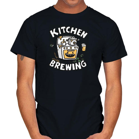 Kitchen Brewing - Mens T-Shirts RIPT Apparel Small / Black