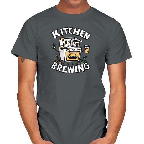 Kitchen Brewing - Mens T-Shirts RIPT Apparel Small / Charcoal