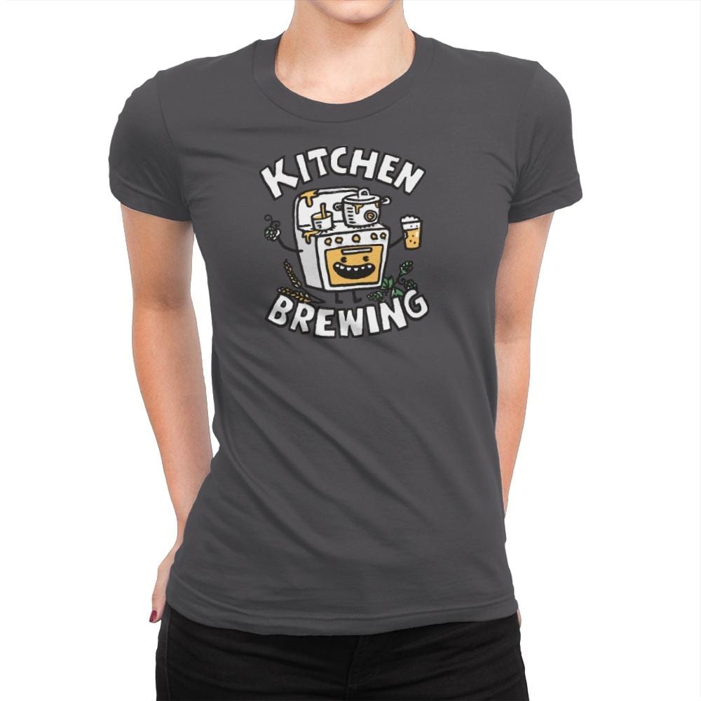 Kitchen Brewing - Womens Premium T-Shirts RIPT Apparel Small / Heavy Metal