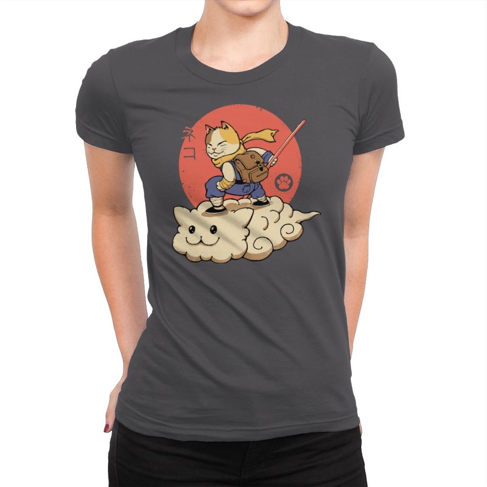 Kitten Cloud - Womens Premium T-Shirts RIPT Apparel Small / Heavy Metal