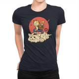 Kitten Cloud - Womens Premium T-Shirts RIPT Apparel Small / Midnight Navy