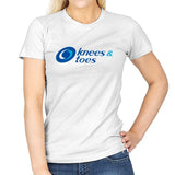 Knees and Toes - Womens T-Shirts RIPT Apparel Small / White