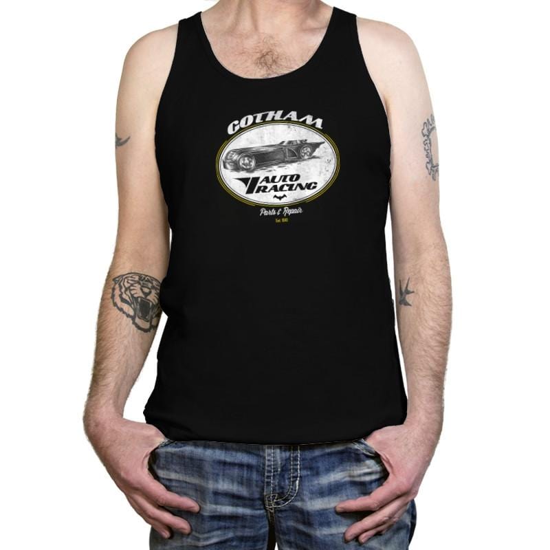 Knight Auto Reprint - Tanktop Tanktop RIPT Apparel X-Small / Black