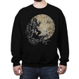Knight of the Moon - Crew Neck Sweatshirt Crew Neck Sweatshirt RIPT Apparel Small / Black
