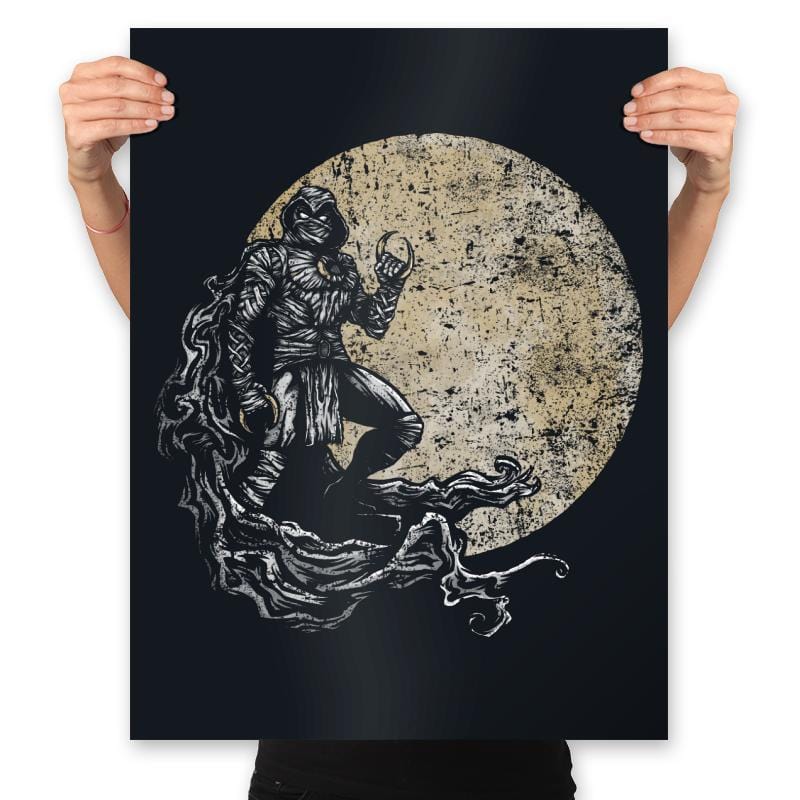 Knight of the Moon - Prints Posters RIPT Apparel 18x24 / Black