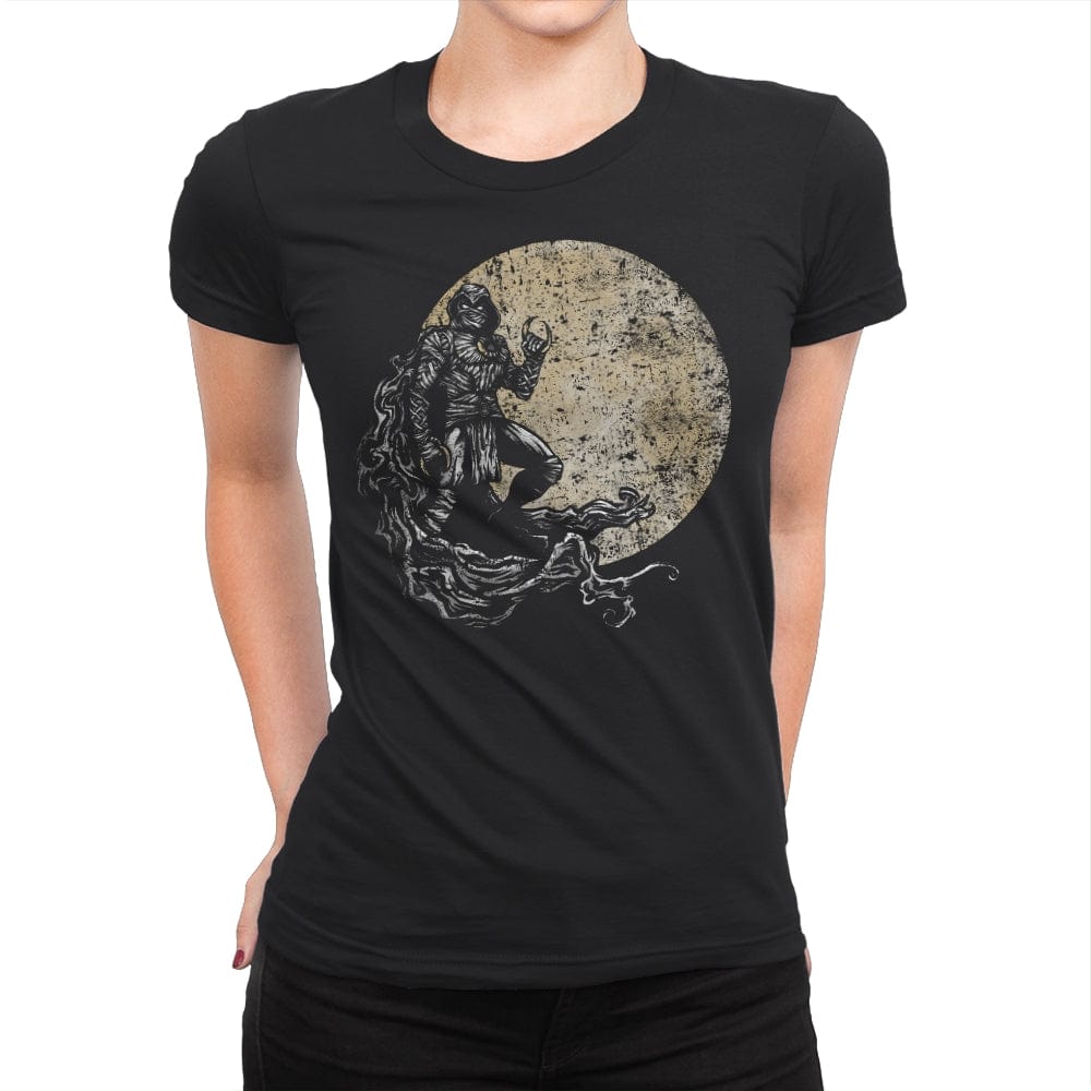 Knight of the Moon - Womens Premium T-Shirts RIPT Apparel Small / Black
