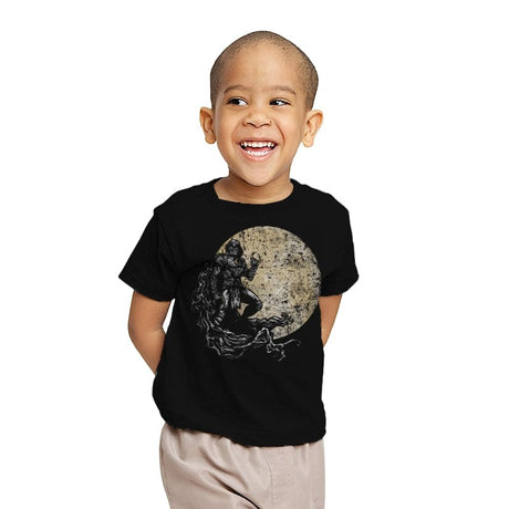 Knight of the Moon - Youth T-Shirts RIPT Apparel X-small / Black