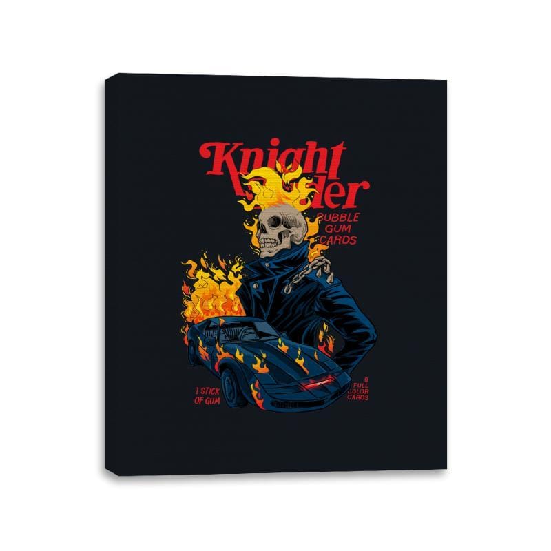 Knight Rider - Canvas Wraps Canvas Wraps RIPT Apparel 11x14 / Black