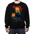 Knight Rider - Crew Neck Sweatshirt Crew Neck Sweatshirt RIPT Apparel Small / Black