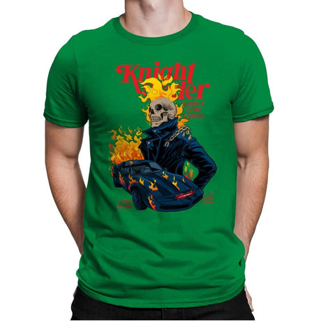 Knight Rider - Mens Premium T-Shirts RIPT Apparel Small / Kelly