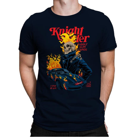 Knight Rider - Mens Premium T-Shirts RIPT Apparel Small / Midnight Navy