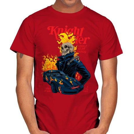 Knight Rider - Mens T-Shirts RIPT Apparel Small / Red