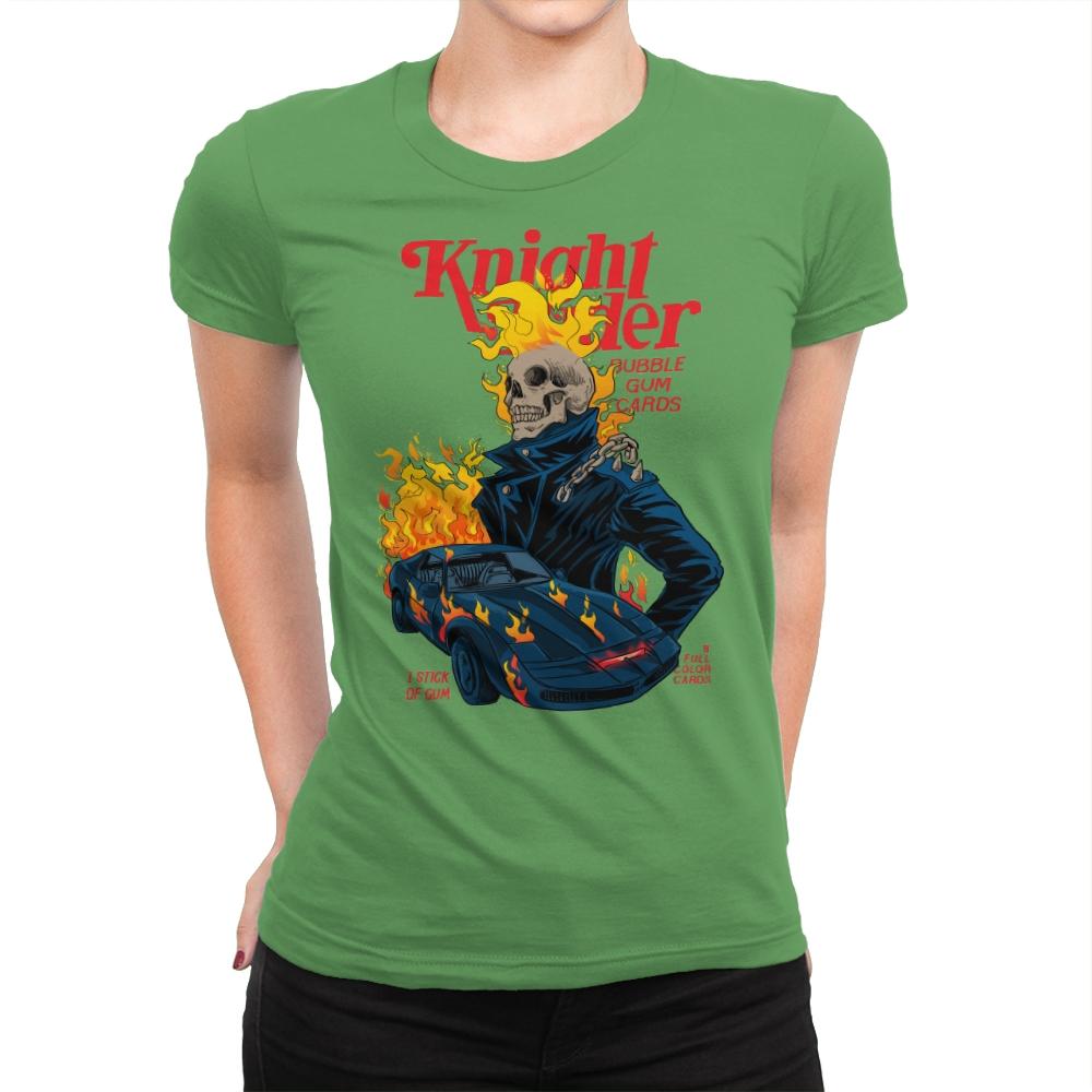 Knight Rider - Womens Premium T-Shirts RIPT Apparel Small / Kelly