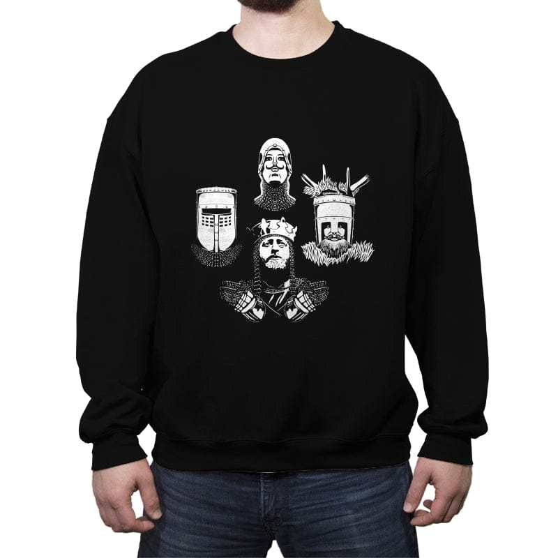 Knights Rhapsody - Crew Neck Sweatshirt Crew Neck Sweatshirt RIPT Apparel Small / Black