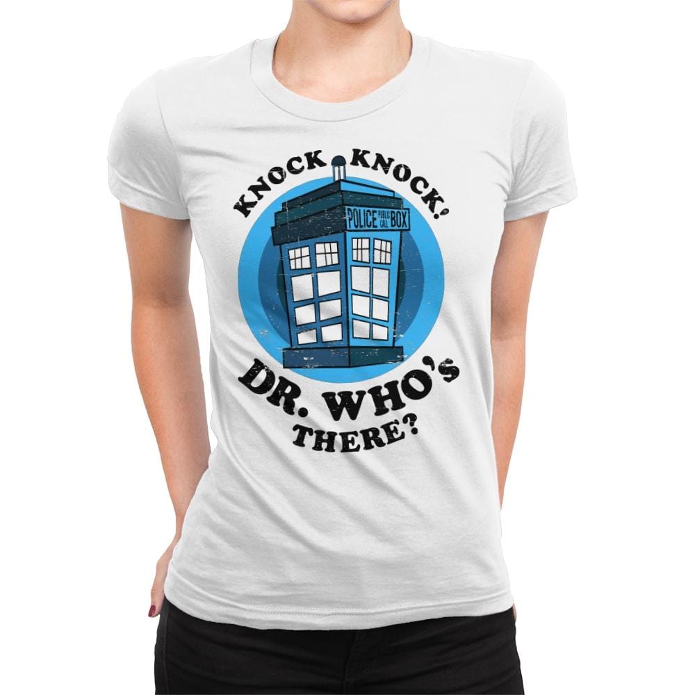 Knock x2 - Womens Premium T-Shirts RIPT Apparel Small / White