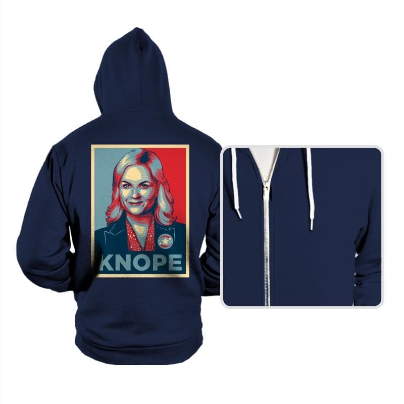Knope Hope - Hoodies Hoodies RIPT Apparel Small / Navy