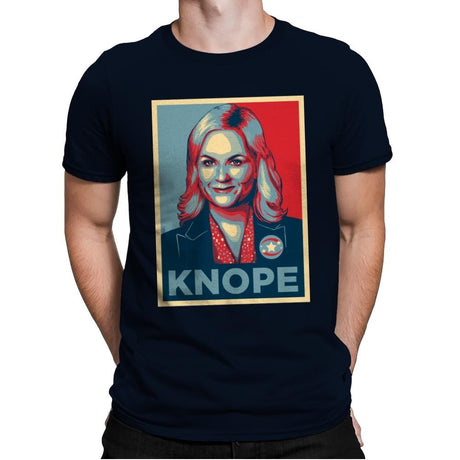 Knope Hope - Mens Premium T-Shirts RIPT Apparel Small / Midnight Navy