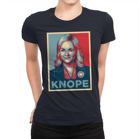 Knope Hope - Womens Premium T-Shirts RIPT Apparel Small / Midnight Navy