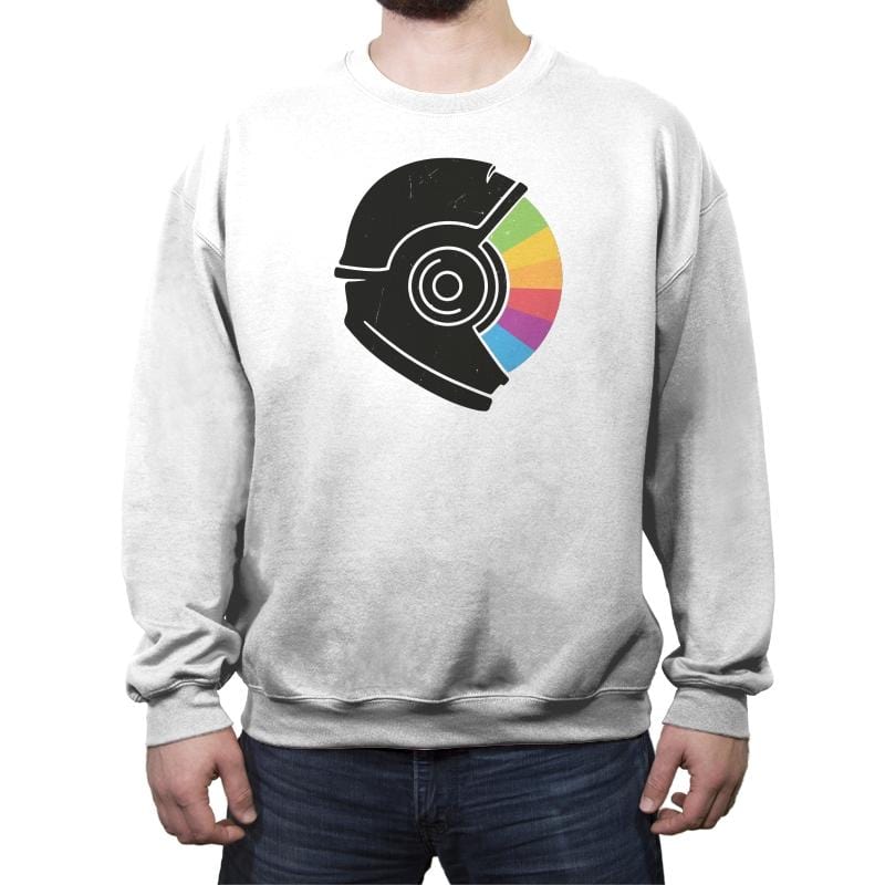 Kodachrome Space - Crew Neck Sweatshirt Crew Neck Sweatshirt RIPT Apparel Small / White